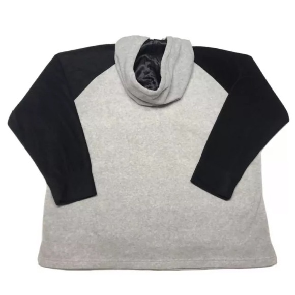 Disney Mickey Mouse Hoodie Womens Plus Size 3X Gray Black 1/4 Zip Pullover - Picture 11 of 14